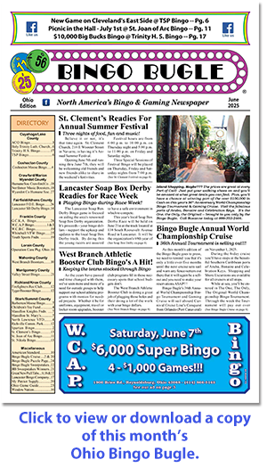 Click here to download a copy of Ohio Bingo Bugle for October 2019